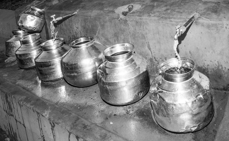 Steel water pots – District Kutch, Gujarat
